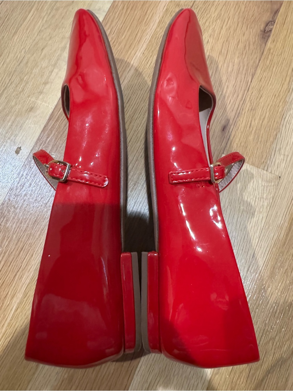 Franco Sarto Red Patent Mary Jane Flats - Picture 11 of 11